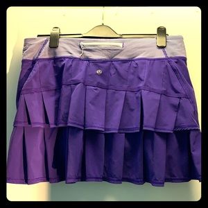 Lululemon pleats TALL  tennis skirt